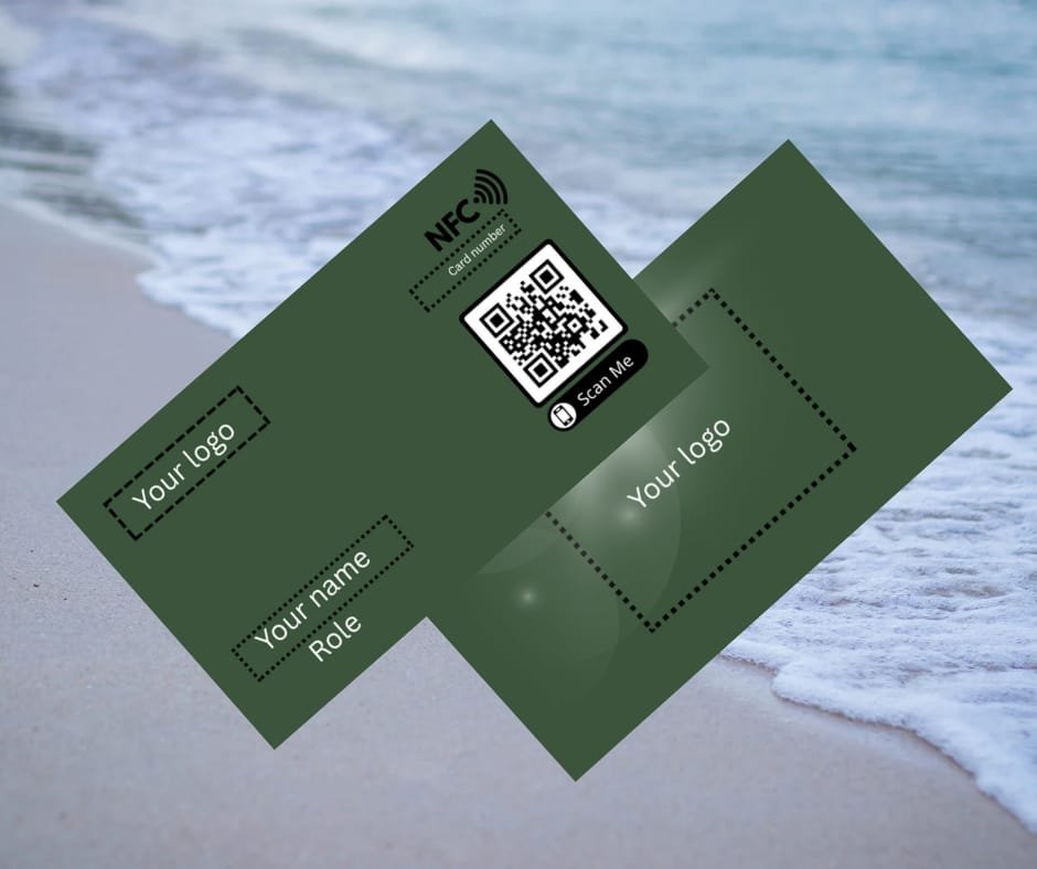 Green Premium NFC Digital Visiting Card